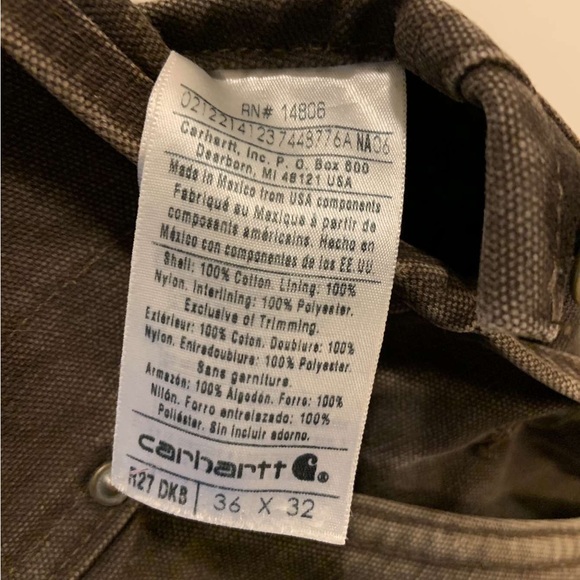 Vintage Carhart lined overalls - Picture 5 of 8